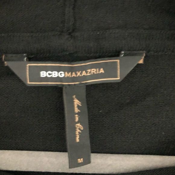BCBGMAXAZRIA women’s black cardigan sweater - Picture 4 of 5